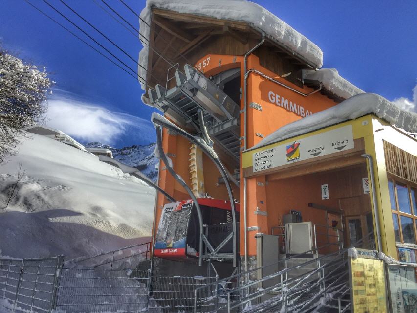 Gemmibahn der Beginn von vielen Wanderungen
